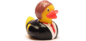 Badeente Bräutigam - Gummiente
