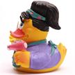 Badeente Friseuse - lila Quietscheente | Bild 4