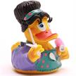 Badeente Friseuse - lila Quietscheente | Bild 5