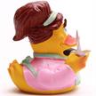 Badeente Friseuse - pink Quietscheente | Bild 2