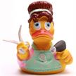 Badeente Friseuse - pink Quietscheente | Bild 3