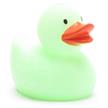 Badeente Glow in the Dark - grün - Gummiente | Bild 5