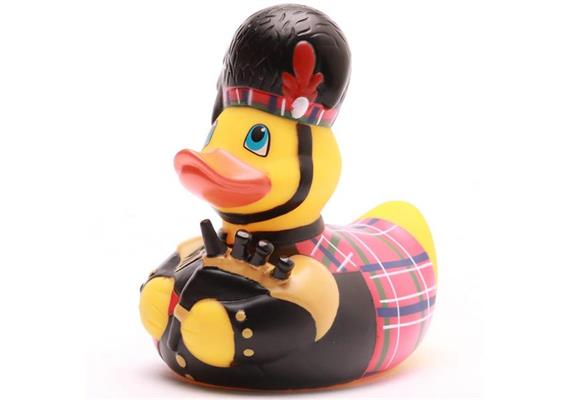 Badeente Scottish Piper - Gummiente