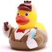 Badeente Sherlock Holmes - Gummiente | Bild 5