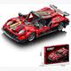 Bausteine Set Sportwagen rot 426 Teile, 1:18