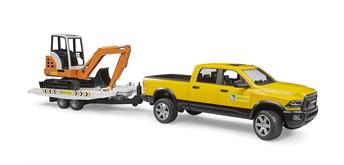 Bruder 02546 RAM Rental Service mit Minibagger