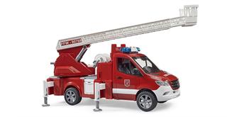 Bruder 02673 MB Sprinter Feuerwehr mit Drehleiter