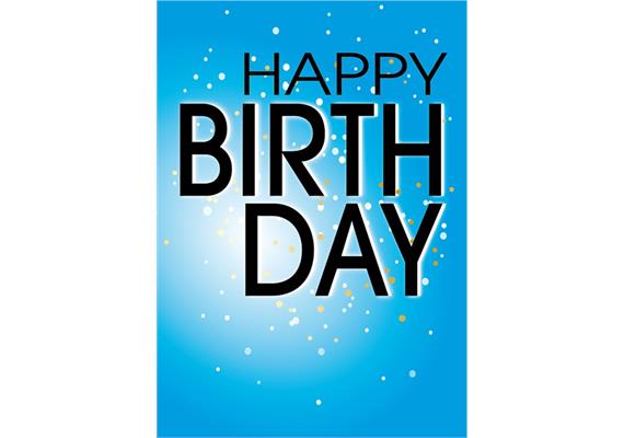 Card Group Mini Karte Blue B-Day