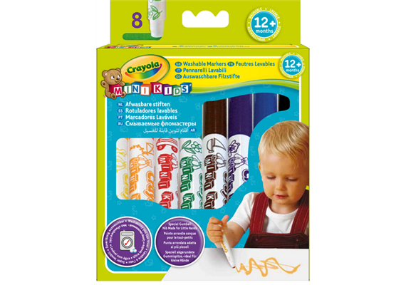 Crayola 8 Erste Filzstifte - 1+