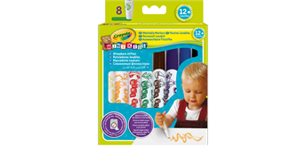 Crayola 8 Erste Filzstifte - 1+