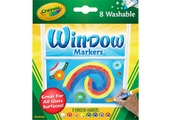 Crayola 8 Fensterstifte - 3+