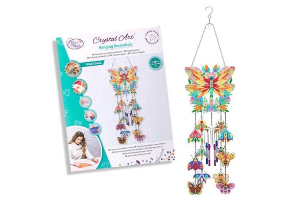 Crystal Art 3D Wind Chames 19 x 79 cm