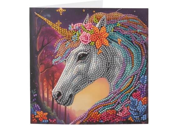 Crystal Art Card Kit Charmed 18 x 18 cm