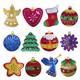 Crystal Art Hanging Decoration Christmas Shapes