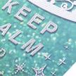 Crystal Art Kit Mini Scroll Keep Calm 20 x 30 cm | Bild 3
