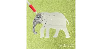 Diamond Dotz Freestyle Klebefolie Elefant