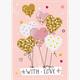 Diamond Dotz Grusskarte Love 12.6 x 17.7 cm