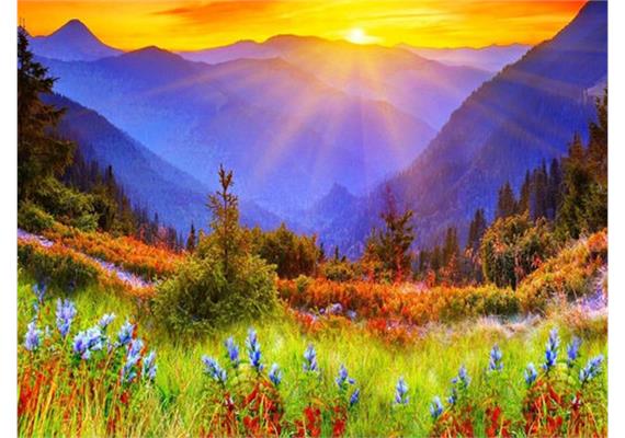 Diamond Painting 6037-40291 Sonnenaufgang 25 x 35 cm
