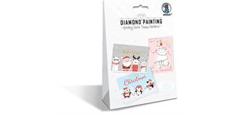 Diamond Painting Greeting Cards "Happy Christmas"
