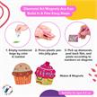 Diamond Painting Magnet-Set Cupcake 8-teilig | Bild 4