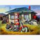 Diamond Painting Set DP238527 Gas Station 50 x 40 cm