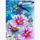 Diamond Painting Set DP2545003 Flowers 15 x 25 cm