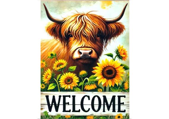 Diamond Painting Set DP2545019 Cow 35 x 25 cm