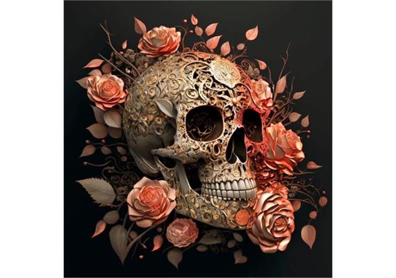 Diamond Painting Set DP2545027 Skull 35 x 25 cm