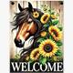 Diamond Painting Set DP2545037 Horse 35 x 45 cm