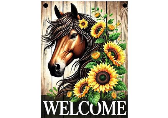 Diamond Painting Set DP2545037 Horse 35 x 45 cm