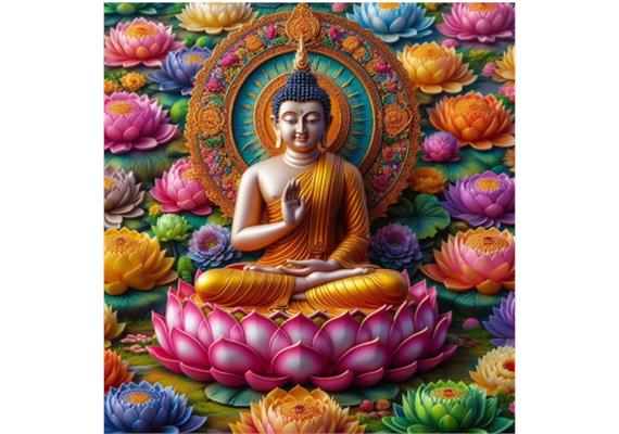 Diamond Painting Set DP2545045 Buddha 35 x 45 cm