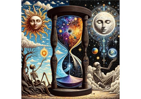 Diamond Painting Set DP2545050 Hourglas 35 x 45 cm