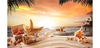 Diamond Painting Set GD82795 Beach 25 x 35 cm