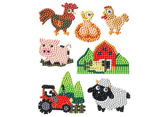 Diamond Painting Sticker Bauernhof