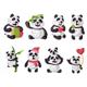 Diamond Painting Sticker Panda