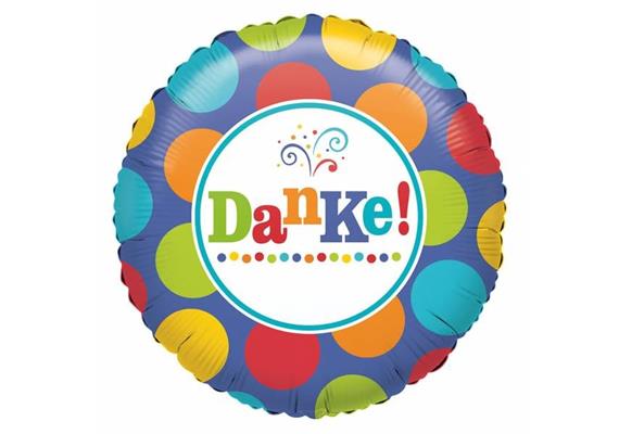 Folienballon "Danke", ohne Füllung