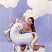 Folienballon Glitter Pastel Einhorn 37"/94 cm ohne Füllung | Bild 2