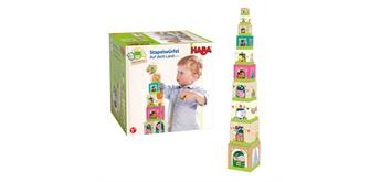 Haba 1005879001 - Stapelwürfel 10er Bauernhof