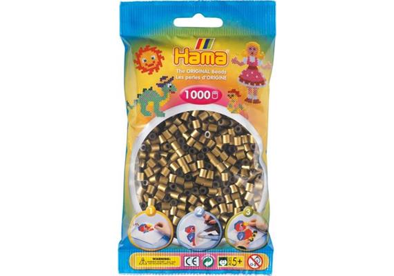 HAMA 207-63 - Bügelperlen bronze 1000 Stück