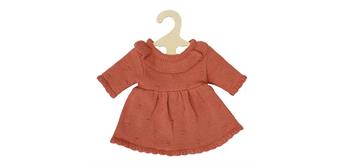Heless 1490 Puppen-Strickkleid, pfirsich, 28 - 35 cm