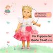 Heless 2580 Puppenkleid ''Prinzessin Emily'' mit Herztasche und Krone, Gr. 35 - 45 cm | Bild 2