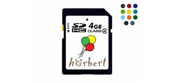 hörbert - 4GB SDHC Speicherkarten-Editionen „Luftballon"
