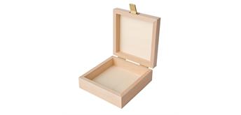 Holzschachtel 105x105x27 mm - zu Atelier Fischer 16-teilig