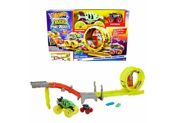 Hot Wheels Monster Trucks Power Verfolgungsjagd