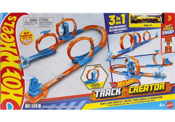 Hot Wheels Track Creator Dreifach-Looping-Pack