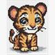 ideyka AMM1023 Diamond Painting - Kleine Raubkatze 15 x 20 cm