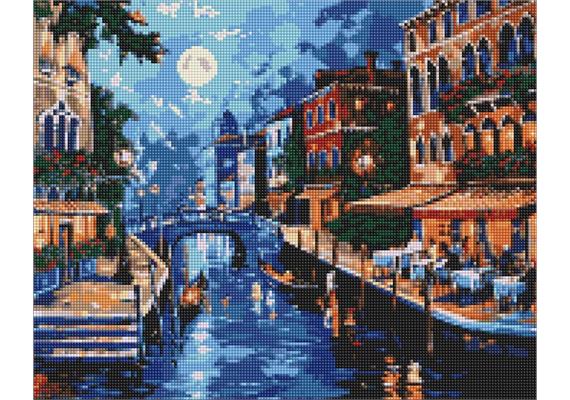 ideyka AMO8048 Diamond Painting - Romantisches Italien mit Rahmen 40 x 50 cm