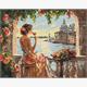 ideyka AMO8185 Diamond Painting - Sommerträume mit Rahmen 40 x 50 cm