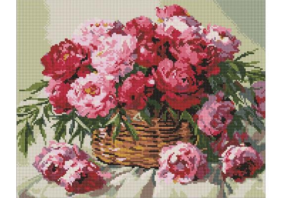 ideyka AMO8186 Diamond Painting - Die Melodie der Blüte mit Rahmen 40 x 50 cm