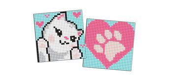 ideyka AMS1045 Diamond Painting Sticker - weisse Pfoten